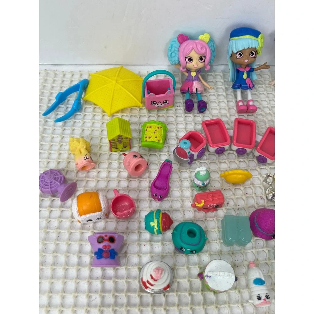 Shopkins Lil‎ Secrets Shoppies Dolls Lot & Tiny Shopkin Figures Accessories